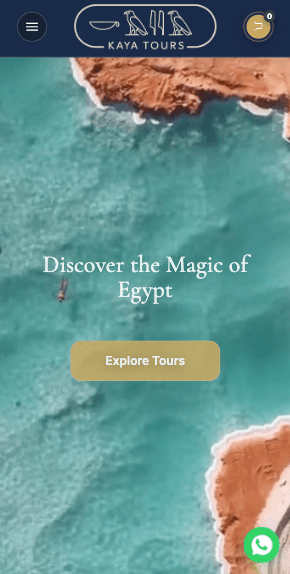 Kaya Tours mobile preview