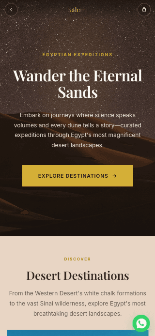 Sahari mobile preview